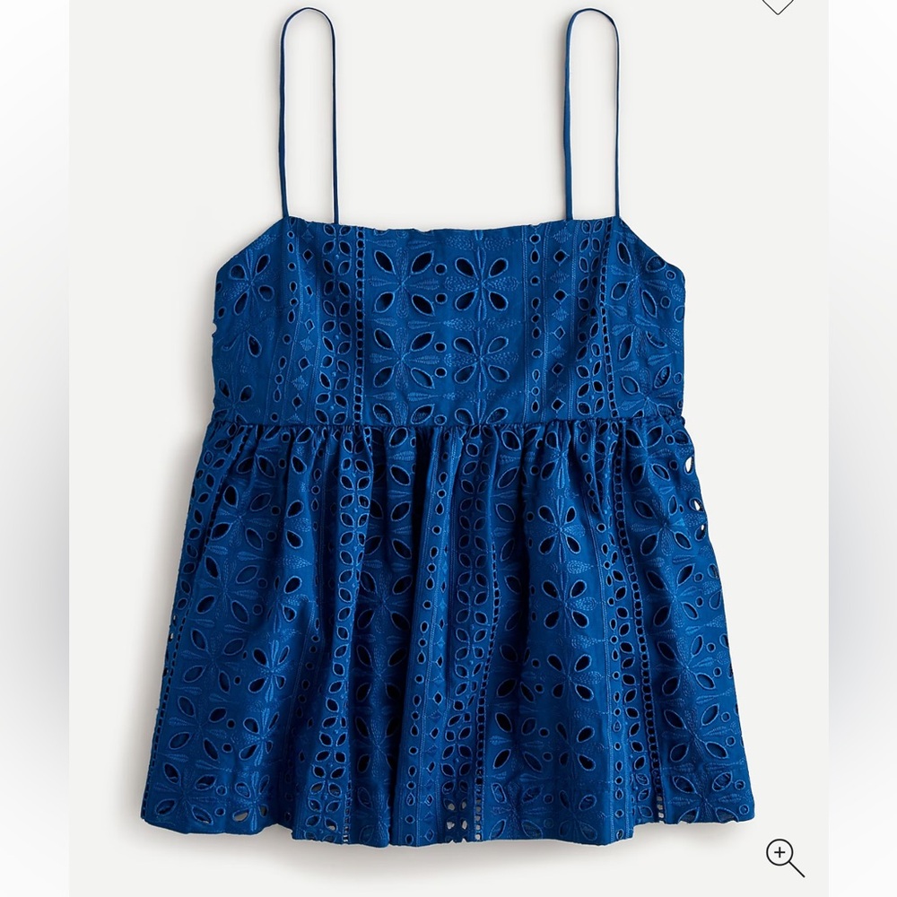 J. Crew Eyelet Camisole Top